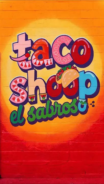 Mural de Taco Shop El Sabroso
